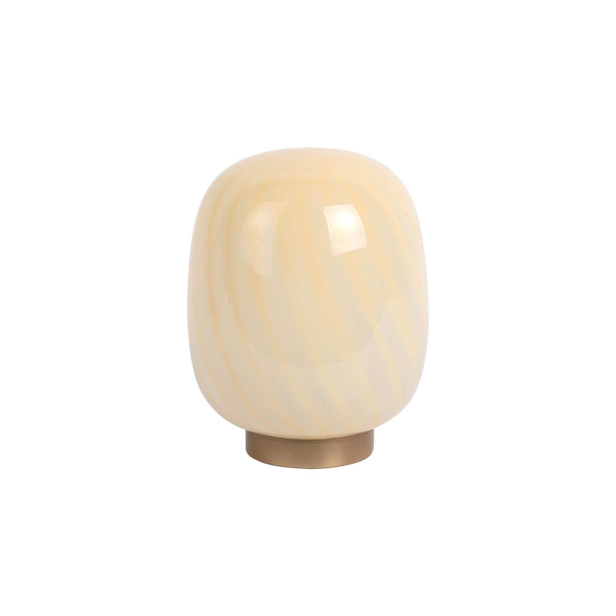 Leitmotiv tafellamp Summer Globe - geel - 15.6x15.6x20cm