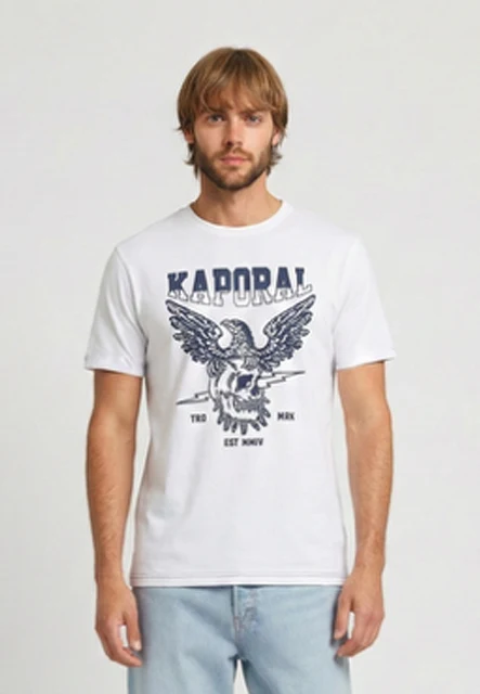 T-shirt blanc en coton KOLDING