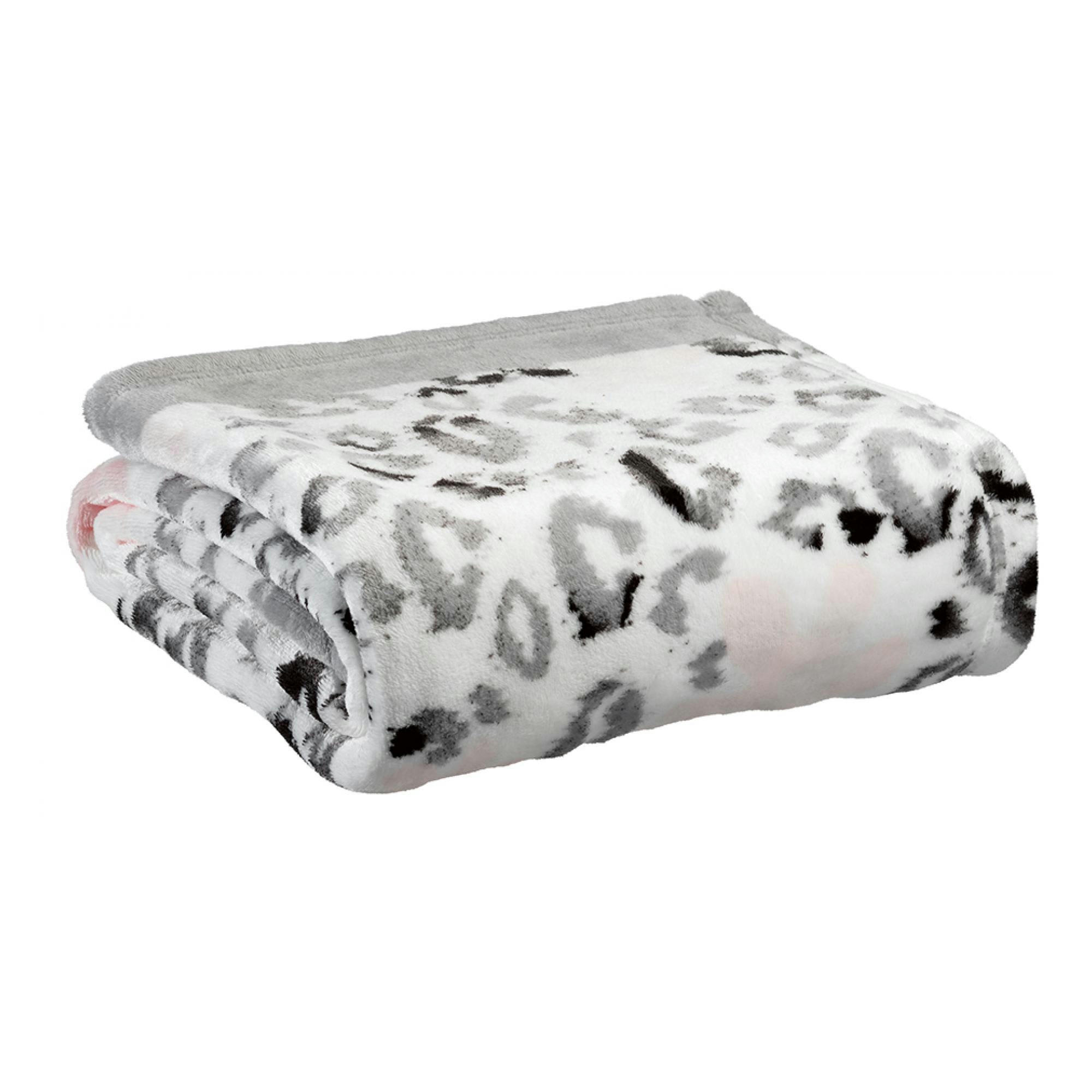 YONA - Plaid Imprimé  en polyester imprimé 130 x 160