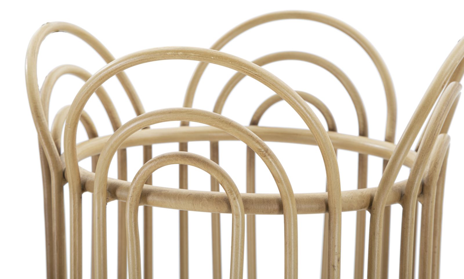 Mauro Ferretti Panama Ronde vaashouder in bruin metaal