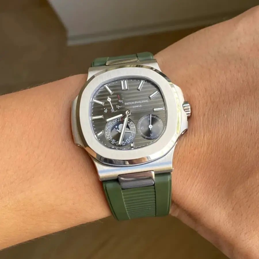 Patek Philippe – Aquanaut –  Rubber Strap – Nautilus – Green