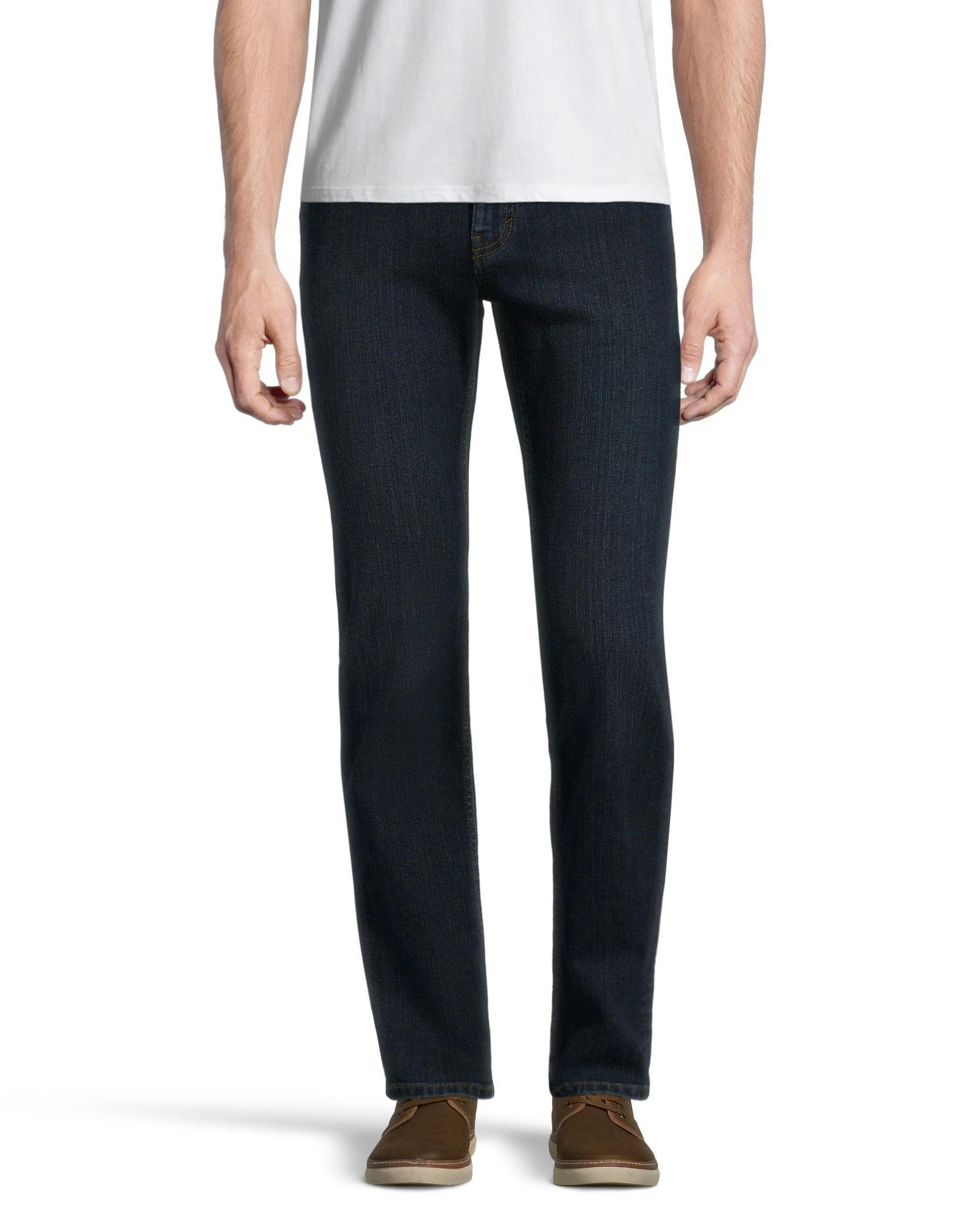 Denver Hayes Men's Value Stretch Straight Fit Jeans - Dark Wash