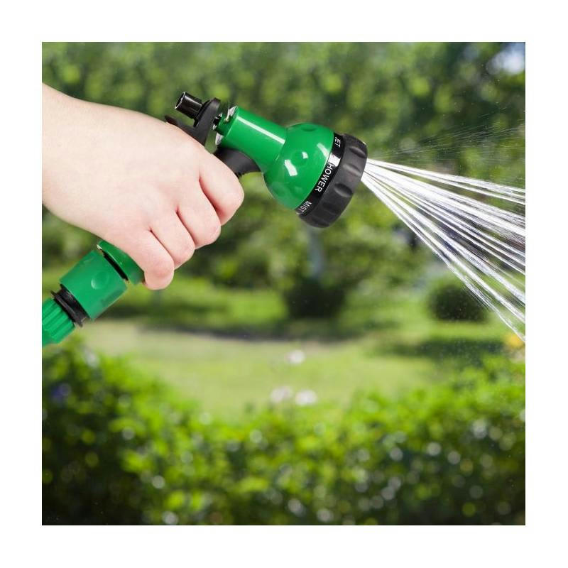 - Tuyau spirale 15 mètres pistolet multijets