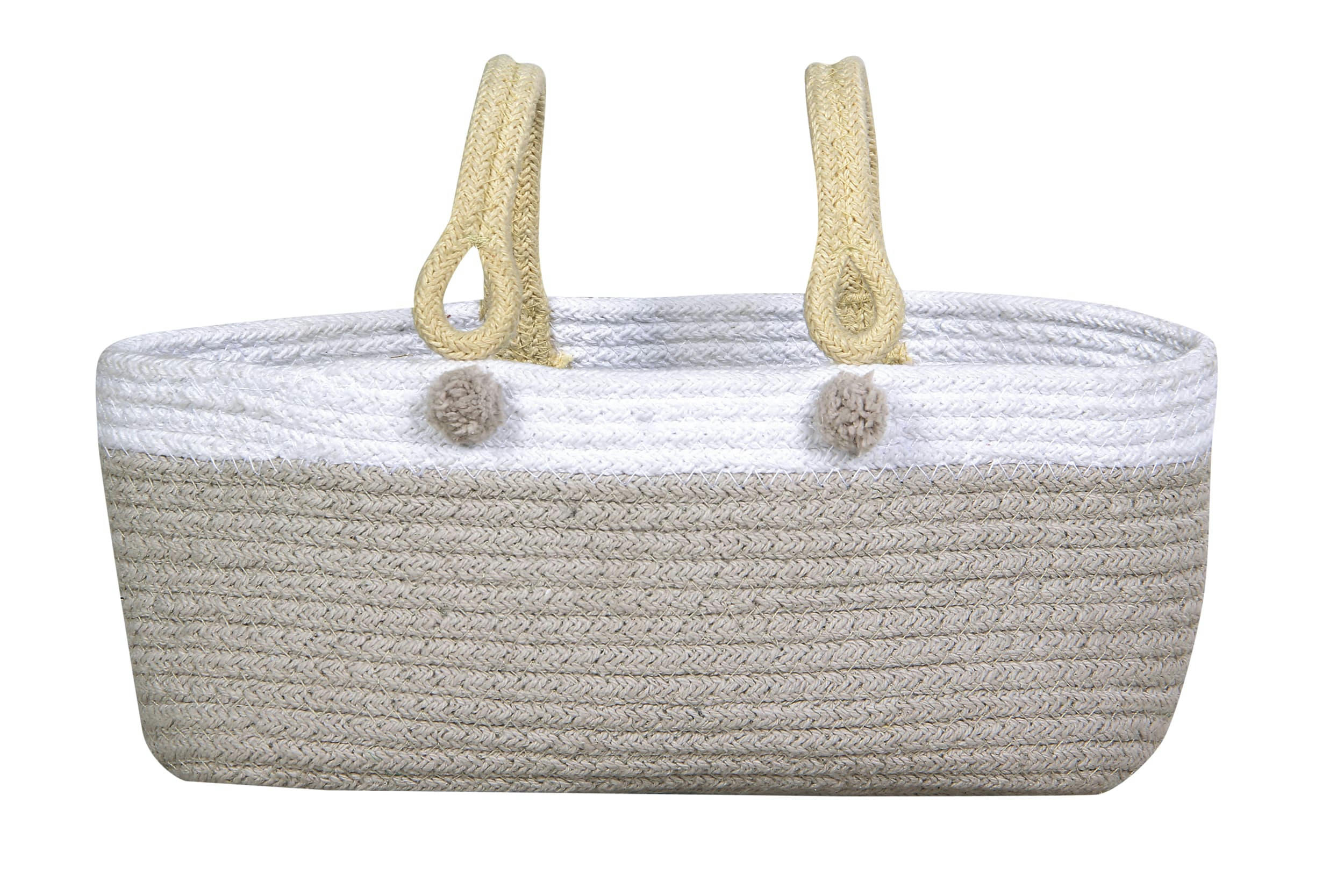 PYJAMA PARTY - Panier de rangement beige (10 x 25 x 12 cm)