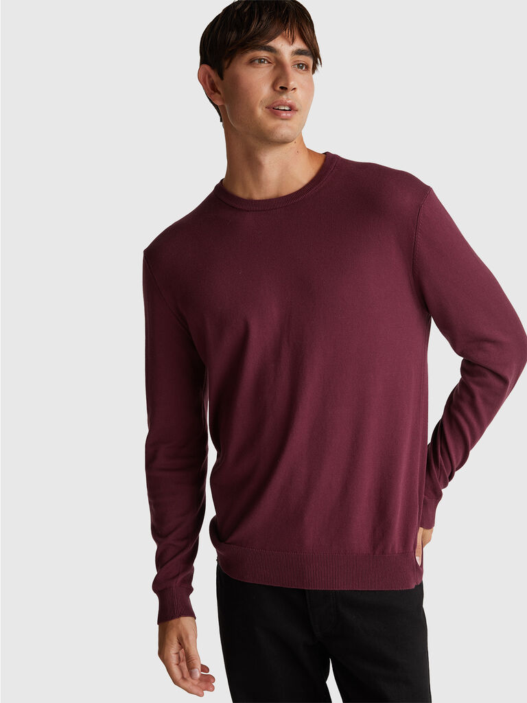 100% cotton crew neck top