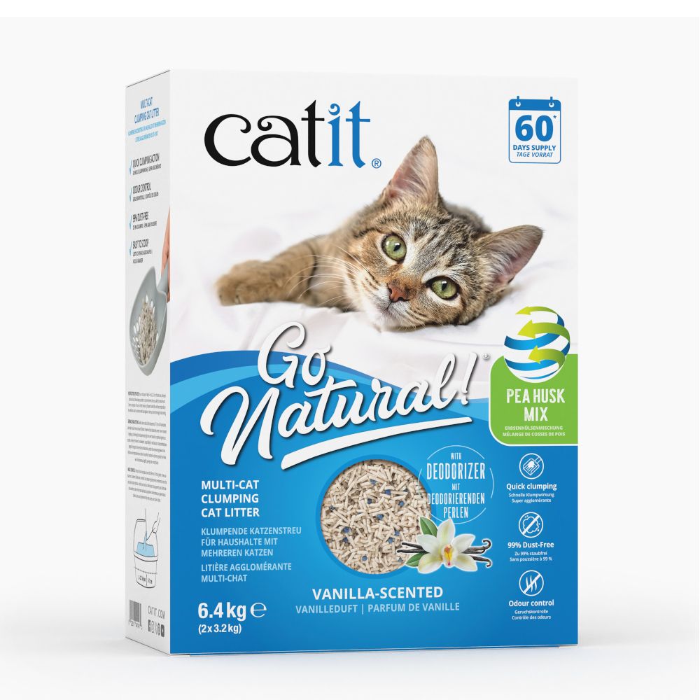 Catit Go Natural! Pea + Bentonite Vanilla