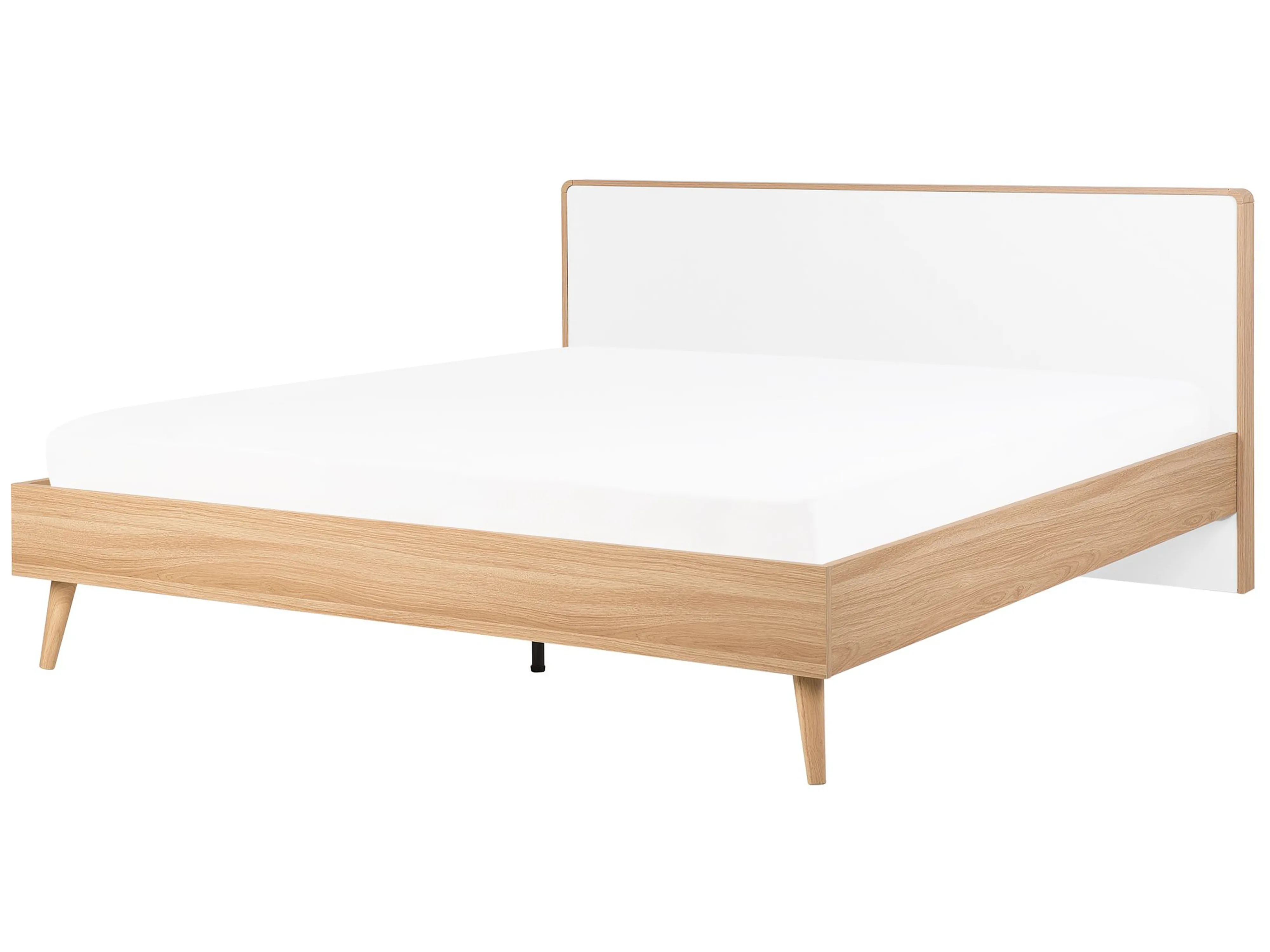 Bed SERRIS 160 x 200 cm (EU King Size) Light Brown