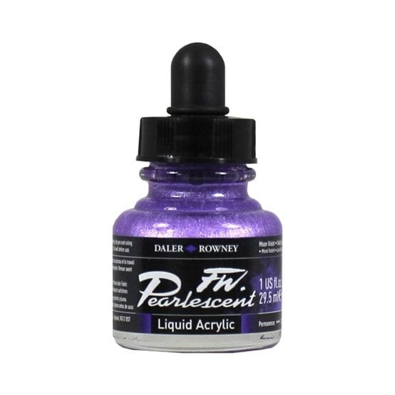 Daler-Rowney Moon Violet FW Pearlescent Liquid Acrylic 29.5ml