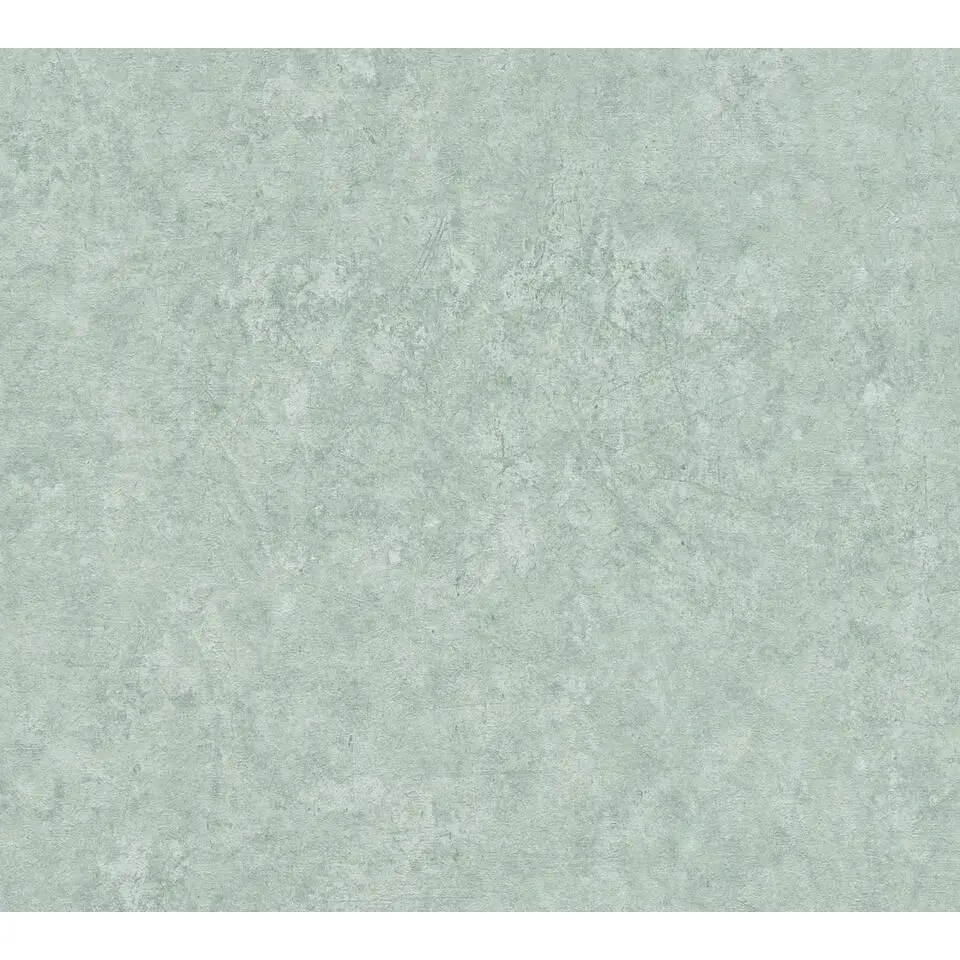 Livingwalls behang betonlook groen - 53 cm x 10.05 m