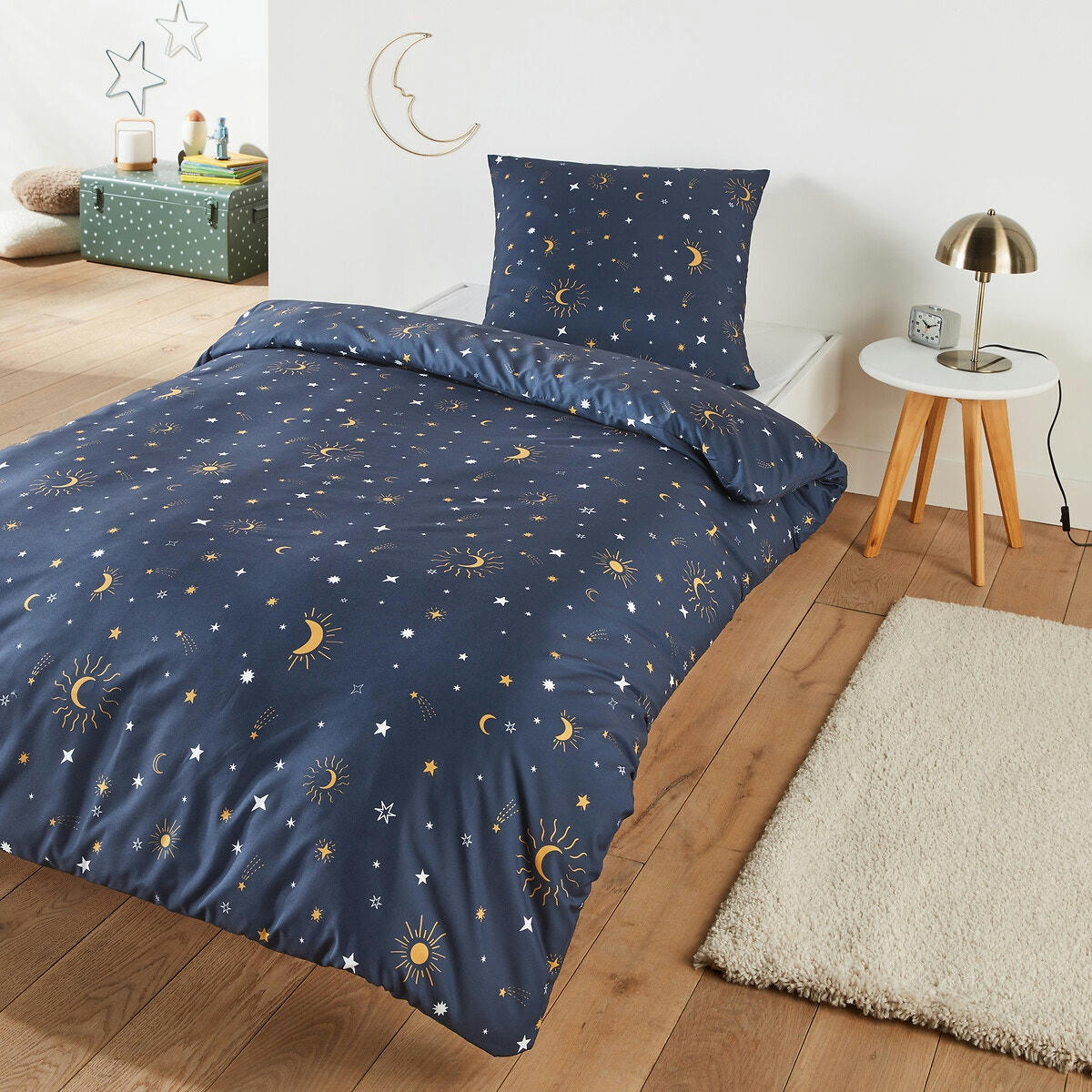 Parure de lit microfibre recyclée taie carrée