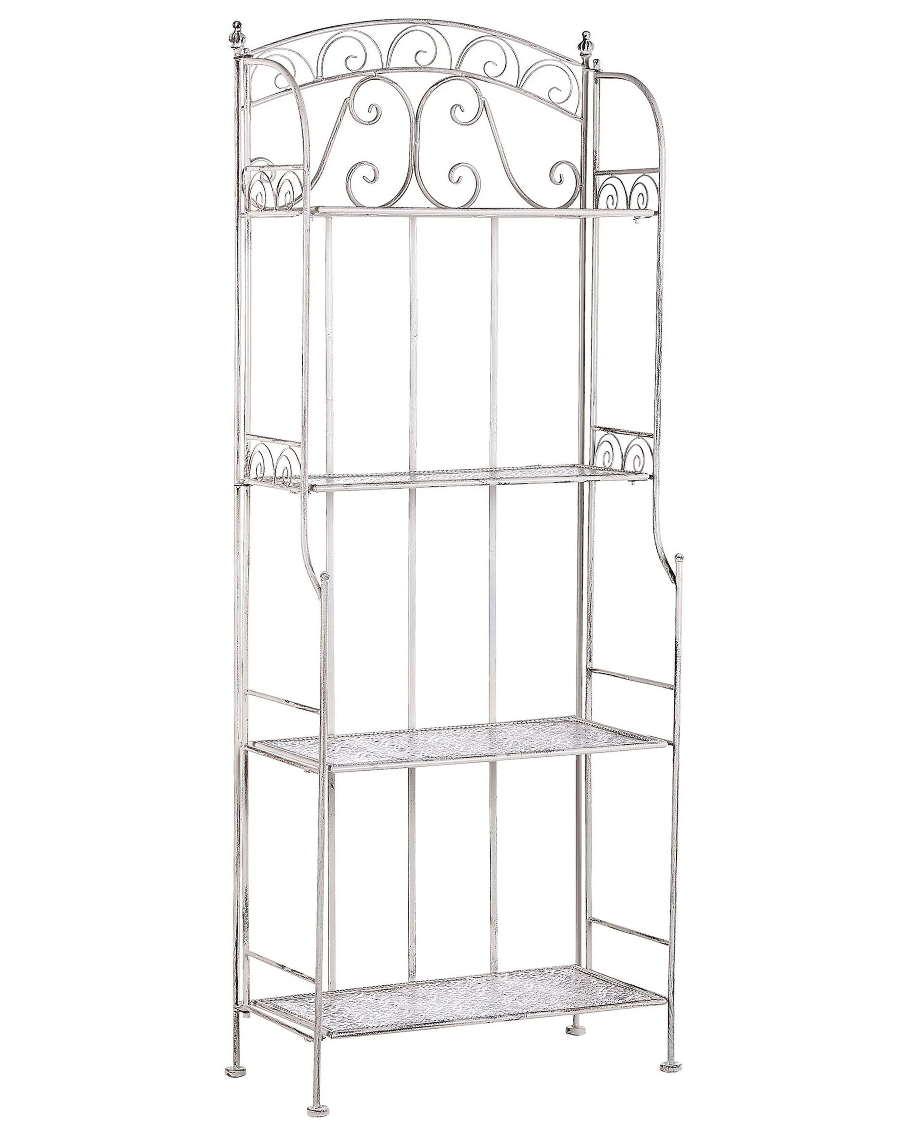 Shelving Unit PADUA Metal 156 cm 61 cm White