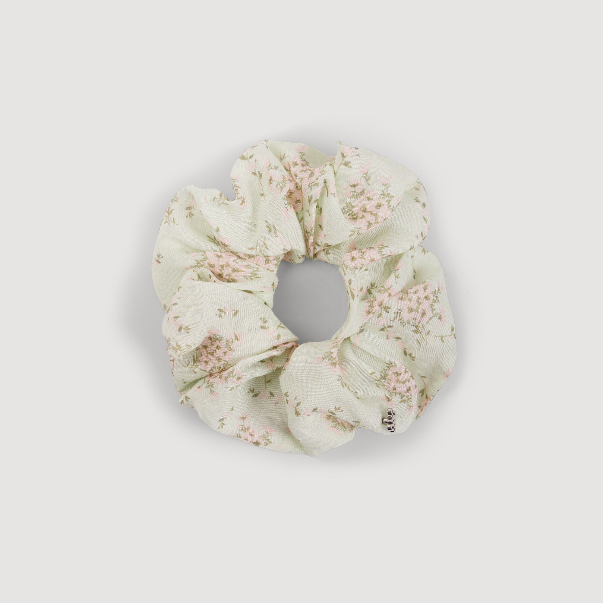 Chouchou à imprimé fleurs