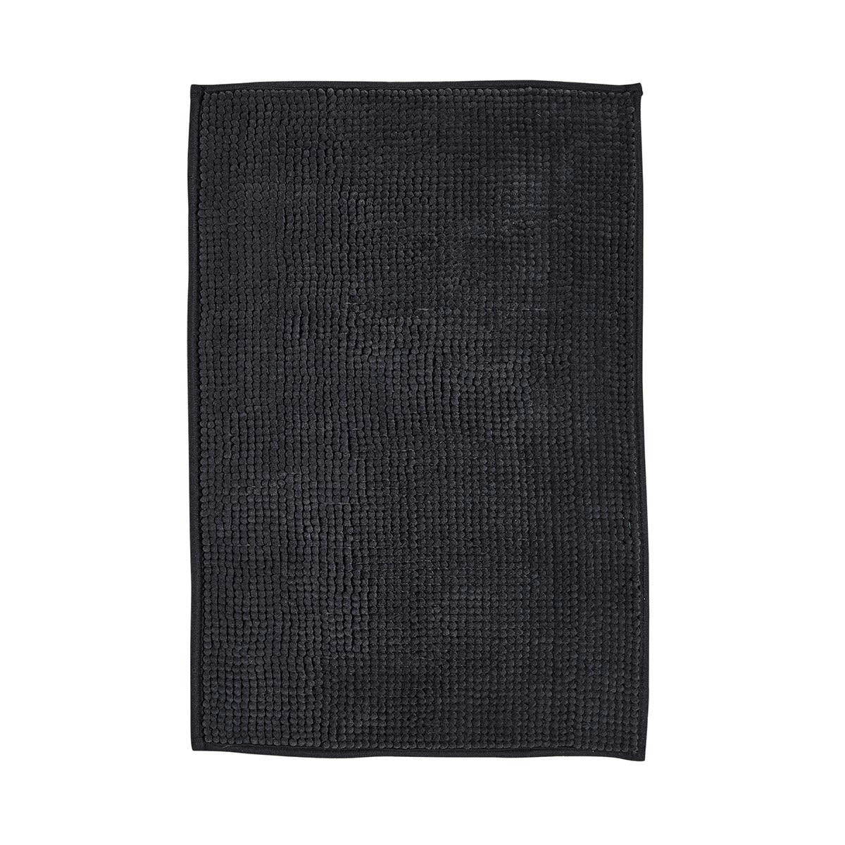 ESSENTIAL - Tapis de bain Bubble uni en Polyester Gris 60x40cm
