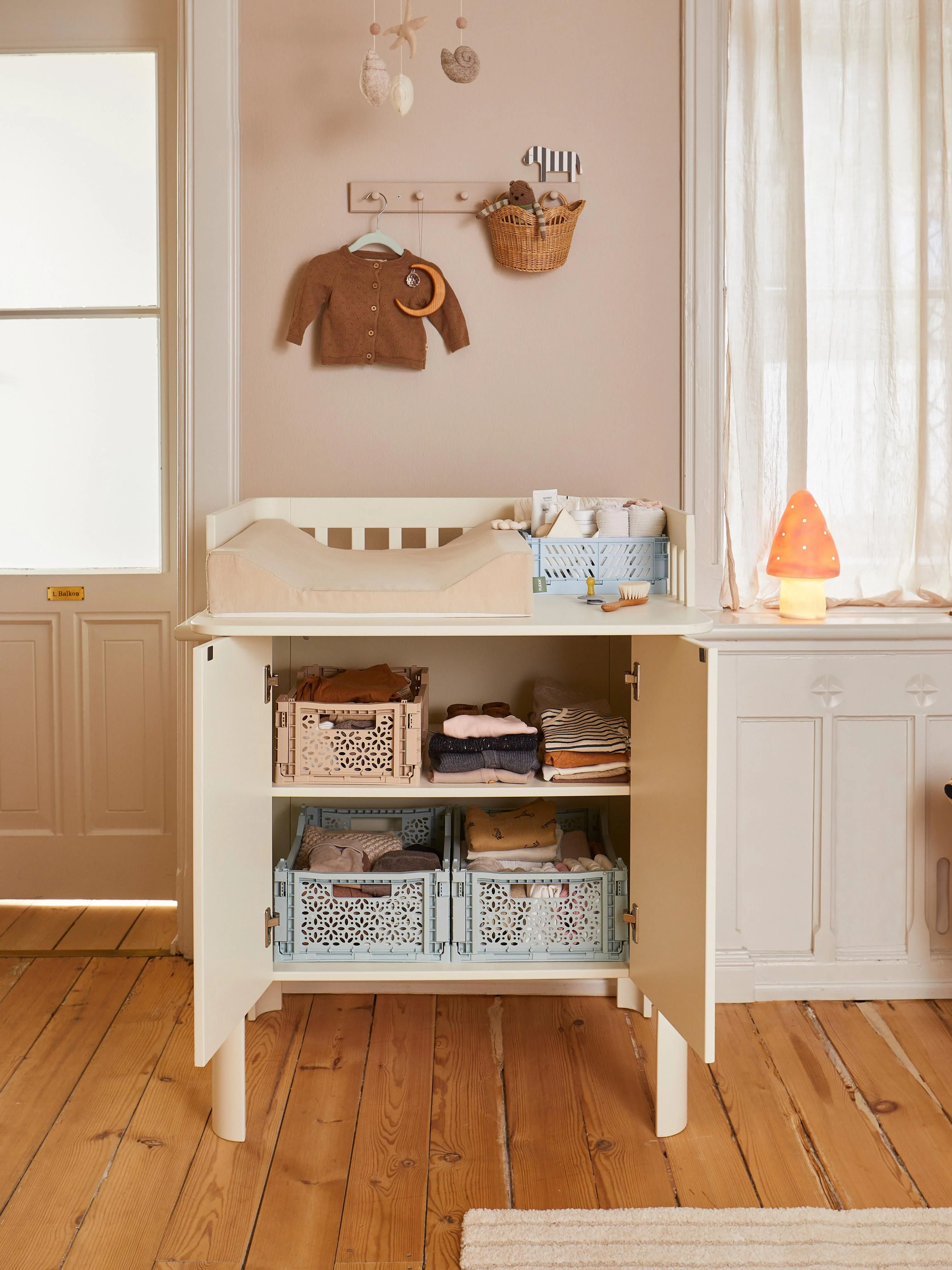Holz-Wickelkommode Fibi