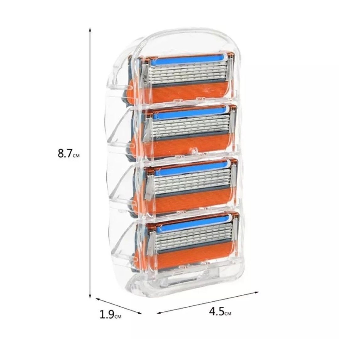 NESTLUNE 48 Pack Mach5 Replacement Stainless Steel Razor Blades Refills