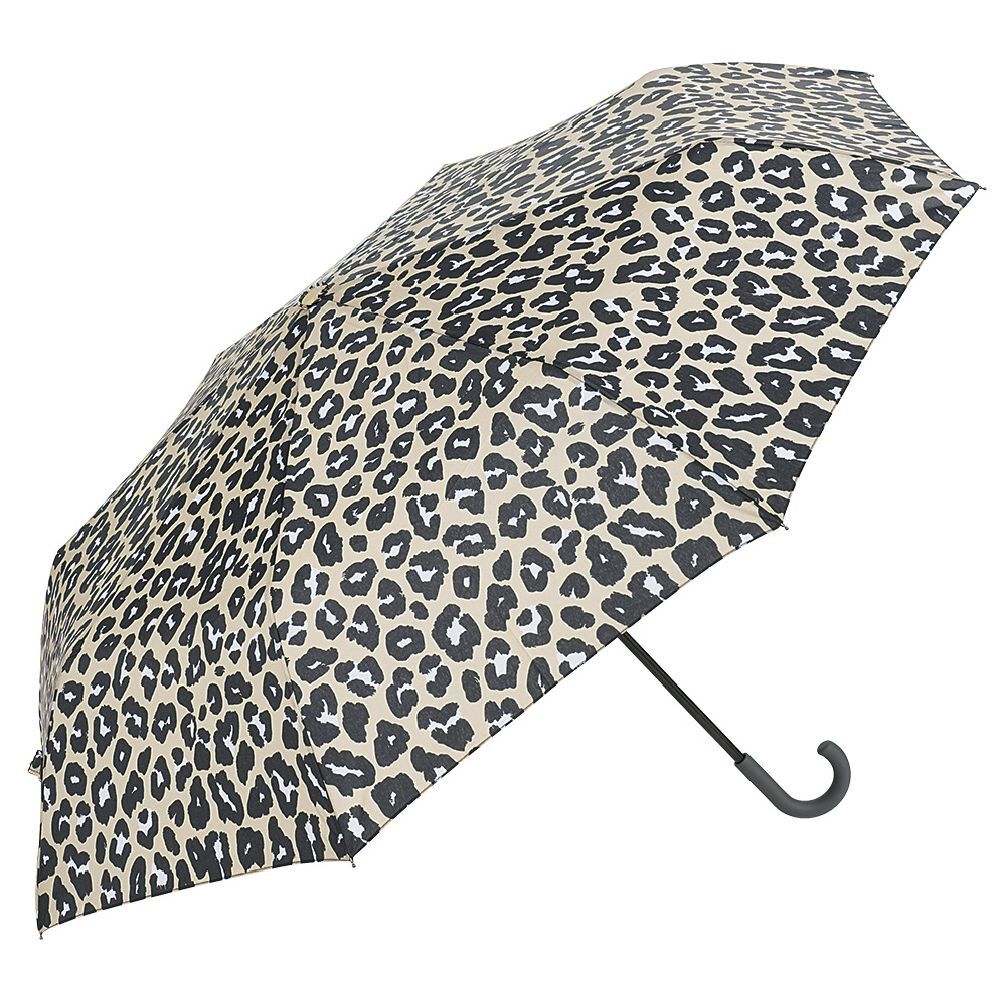 Parapluie canne imprimé léopard