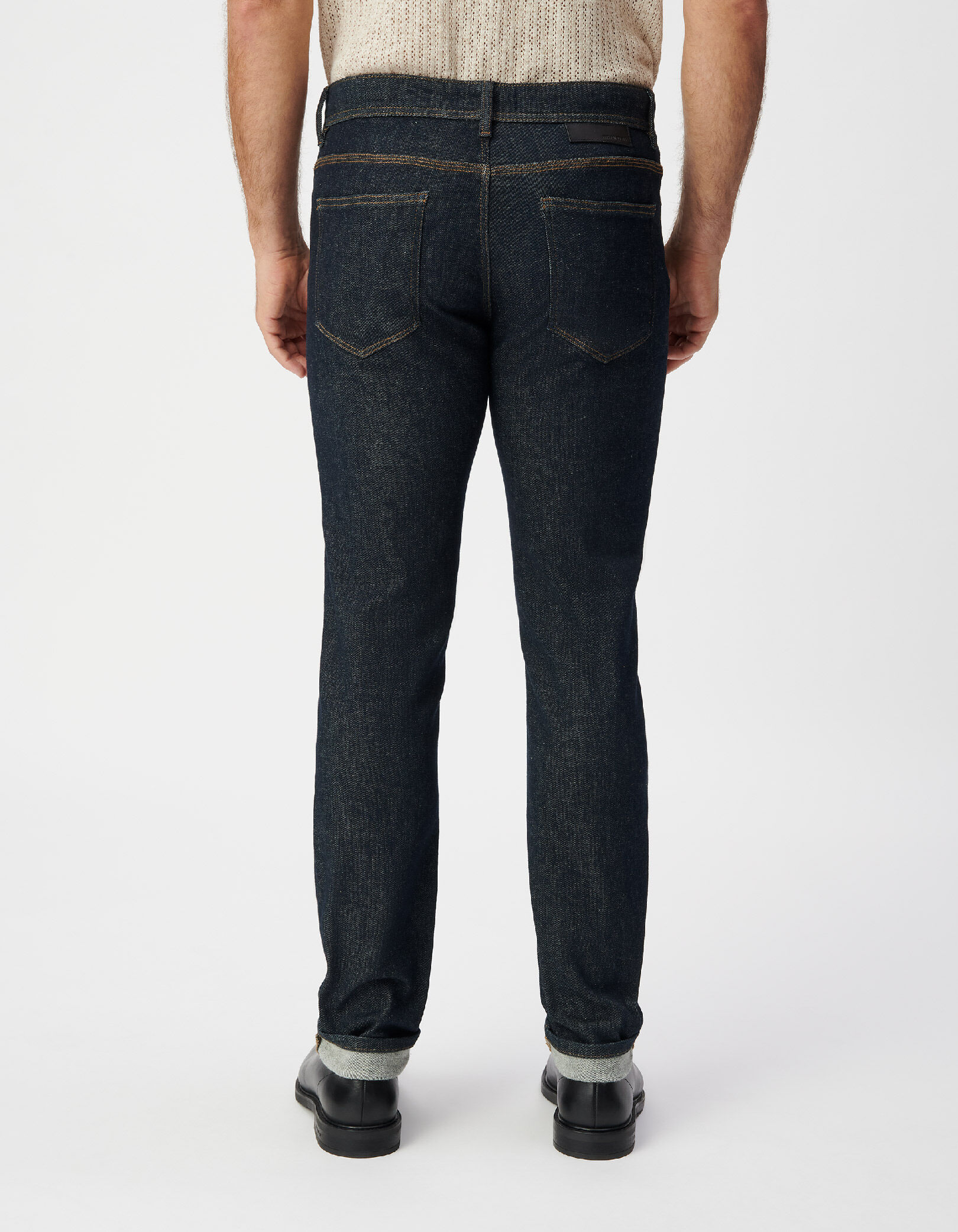 Jean SLIM bleu foncé brut POWER STRETCH Homme