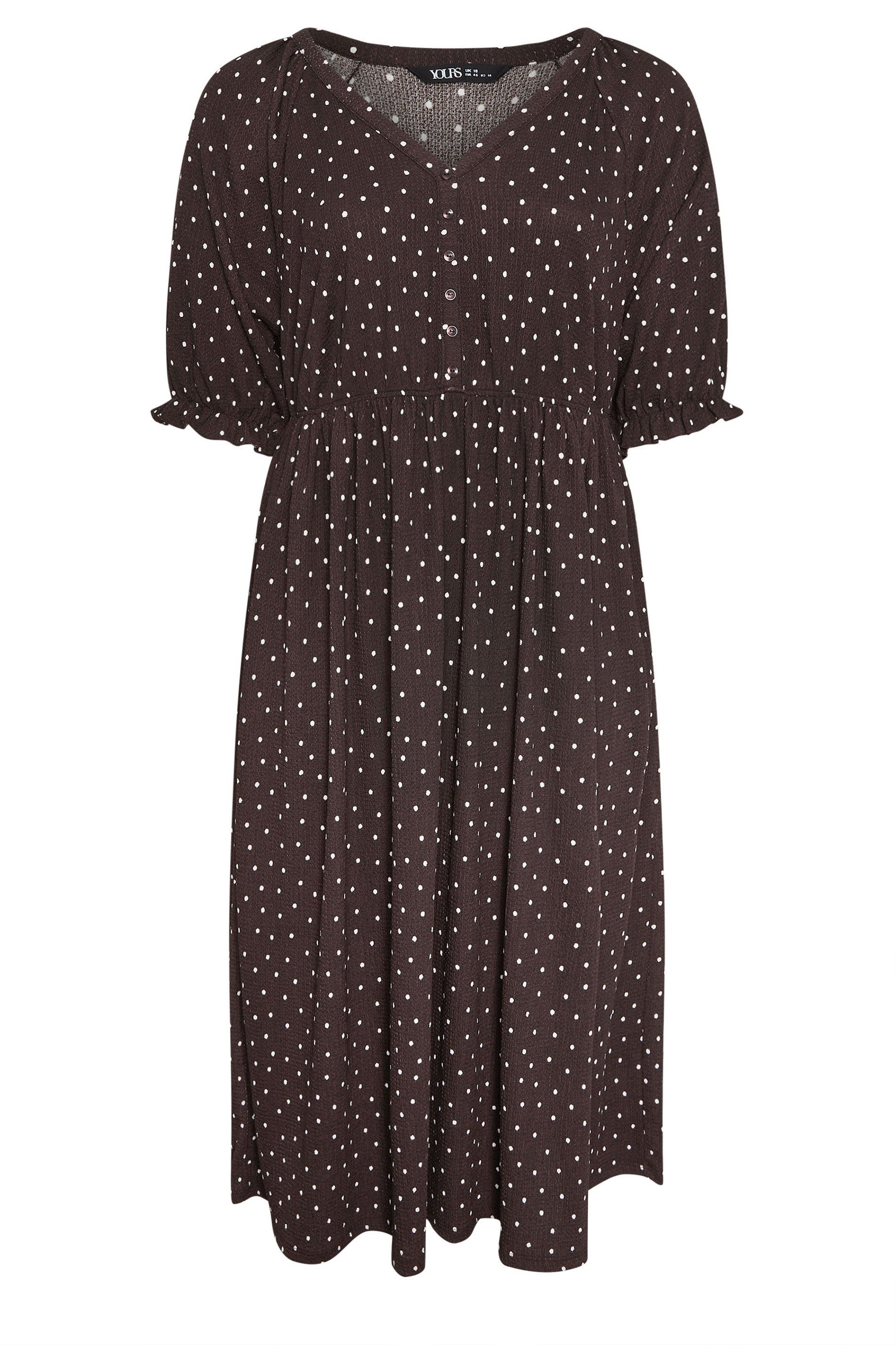 Yours Polka Dot Midi Dress