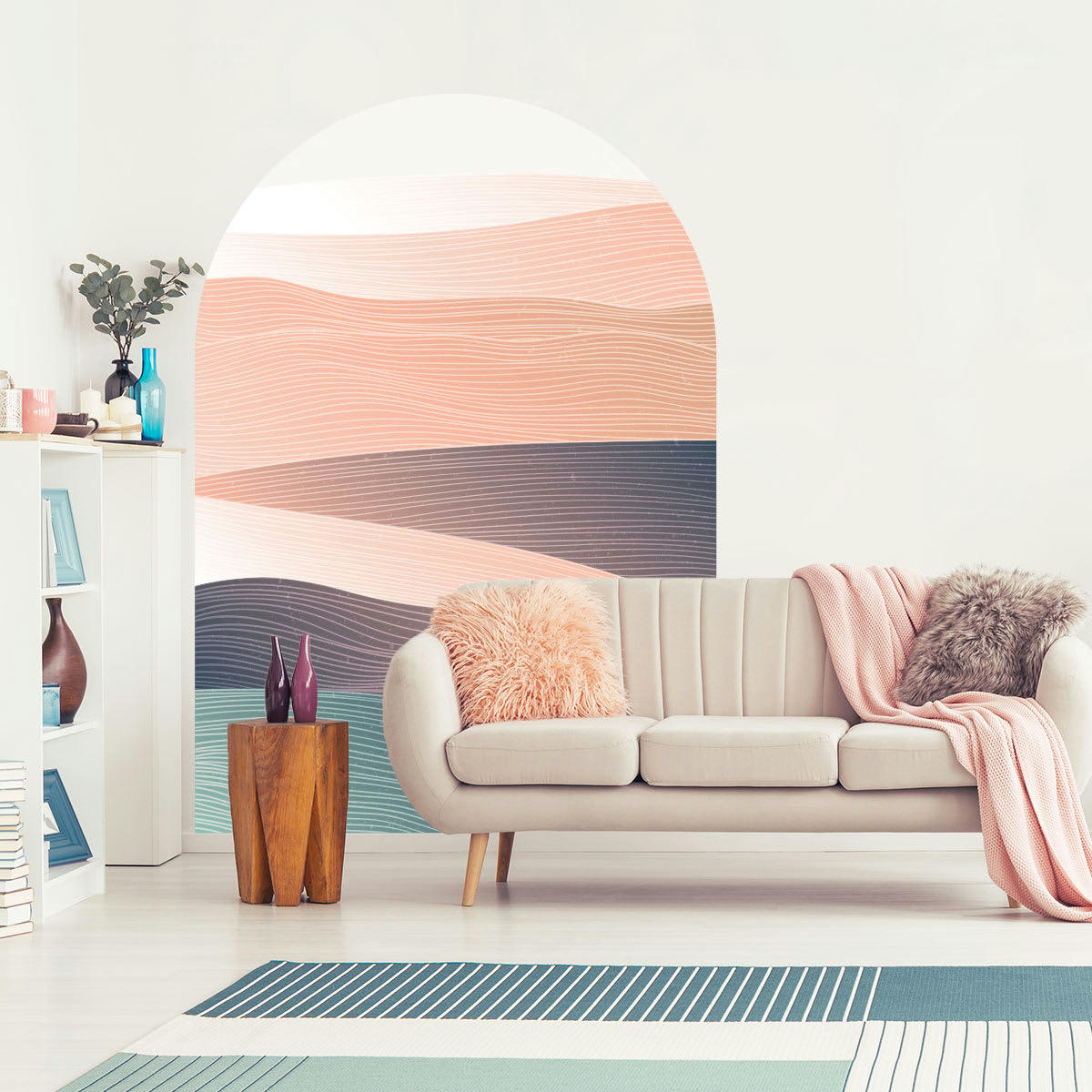 - Papier Peint arche coucher de soleil 127x90cm