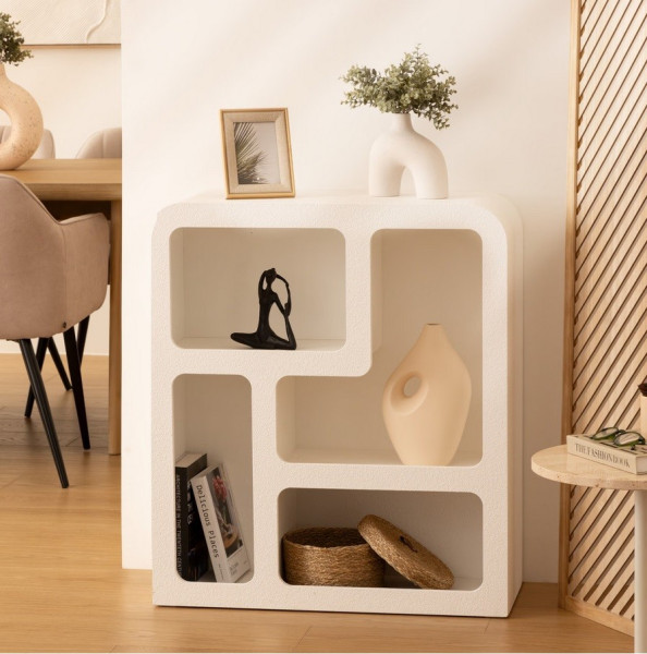 Regał półka MDF biała Solana 75x30 cm