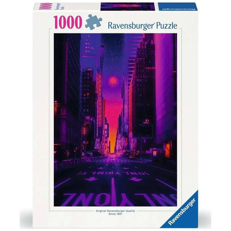 Puzzle New York in Neon