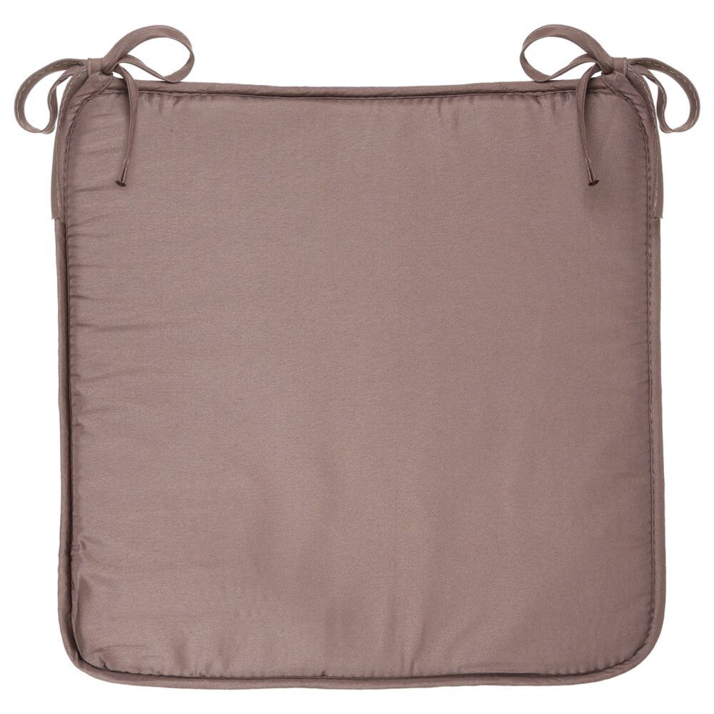 Coxim taupe para cadeira