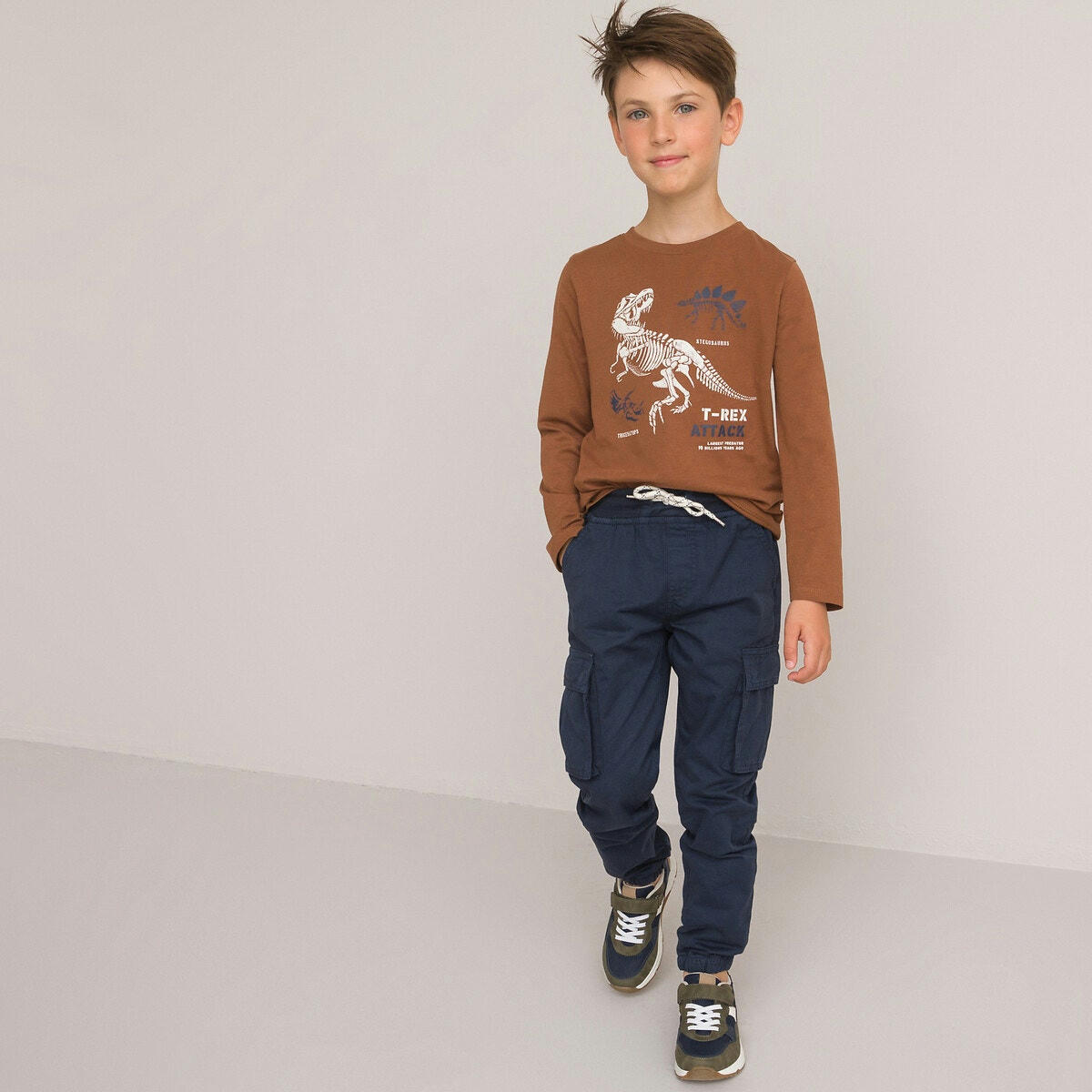 T-shirt manches longues, imprimé dinosaures