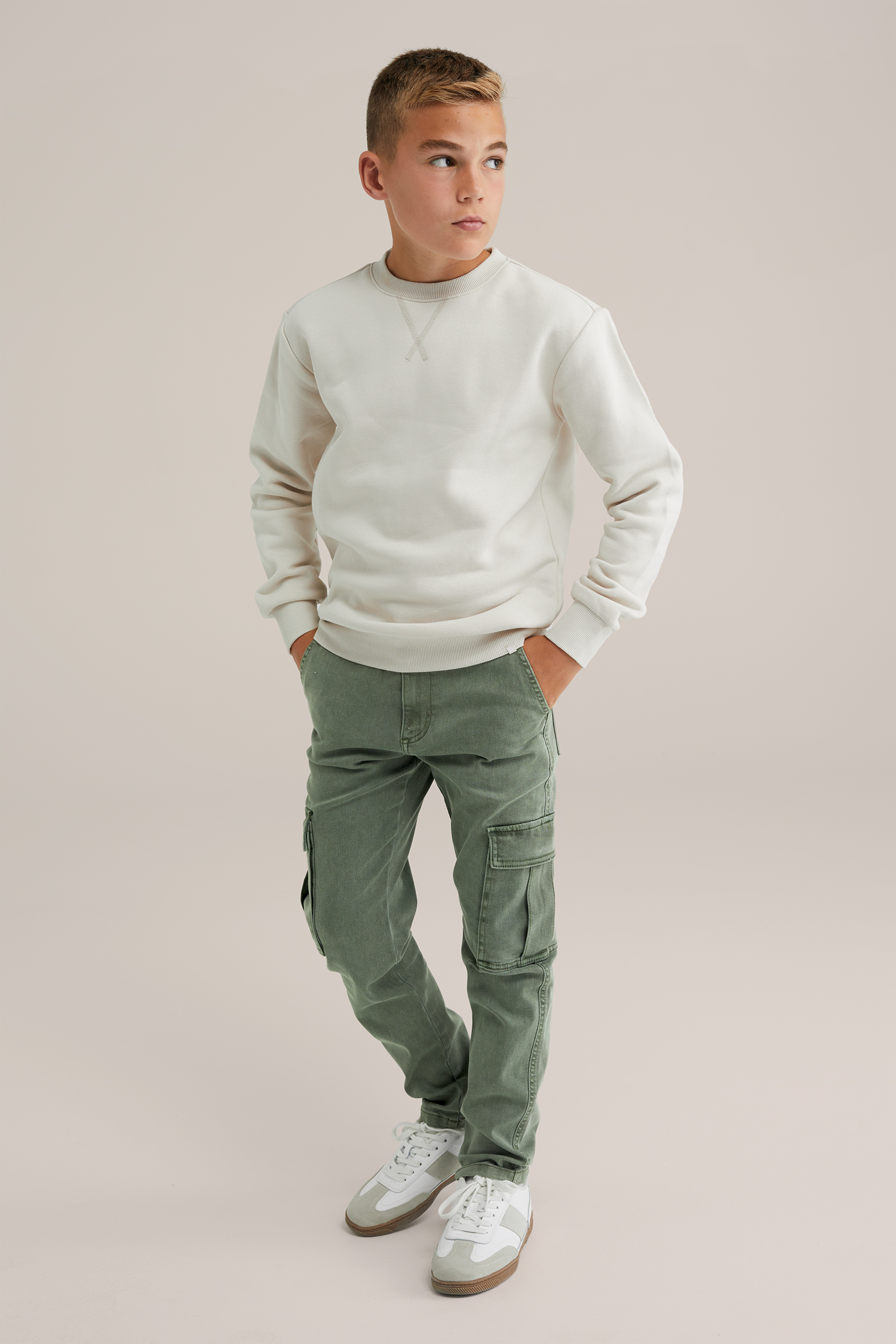 Jongens regular fit cargojeans