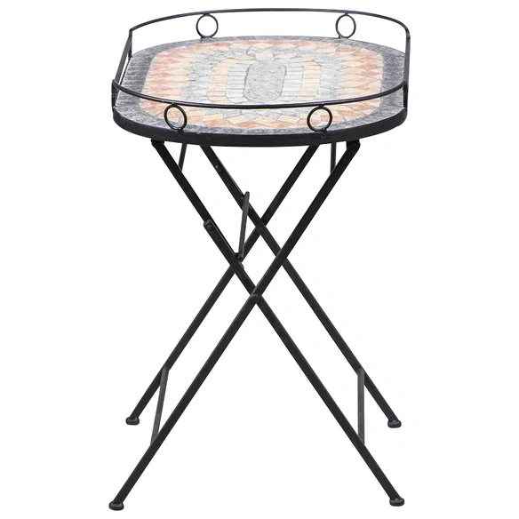 Serviertisch »Prato«, BxHxT: 67,5 x 60 x 41 cm, Stahl/Keramik