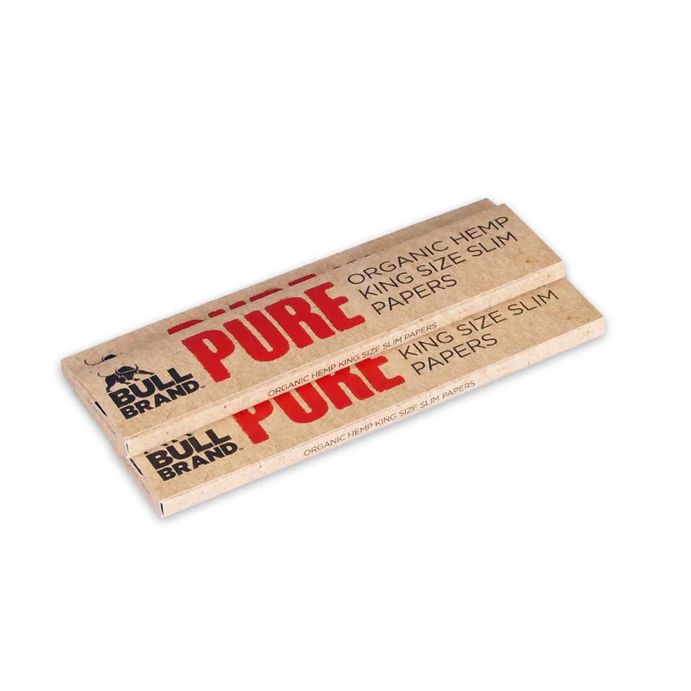 Bull Brand King Size Slim Pure Rolling Papers 3 Pack