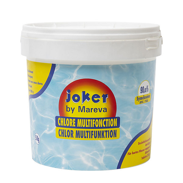 Chlore multifonction 5kg galet de 250g