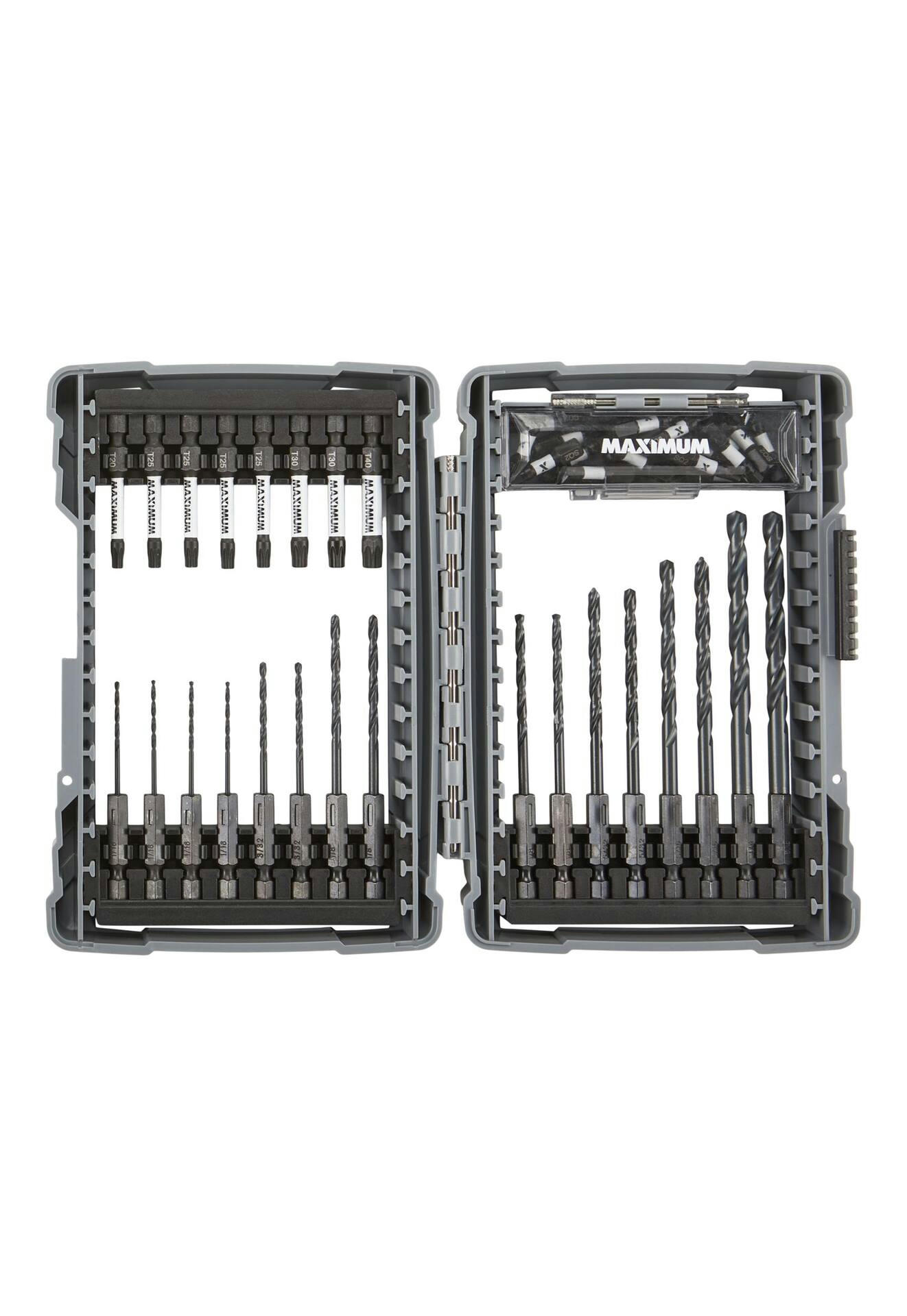 MAXIMUM Impact-Ready Drill Screw Driver Bit Set, 86-pc