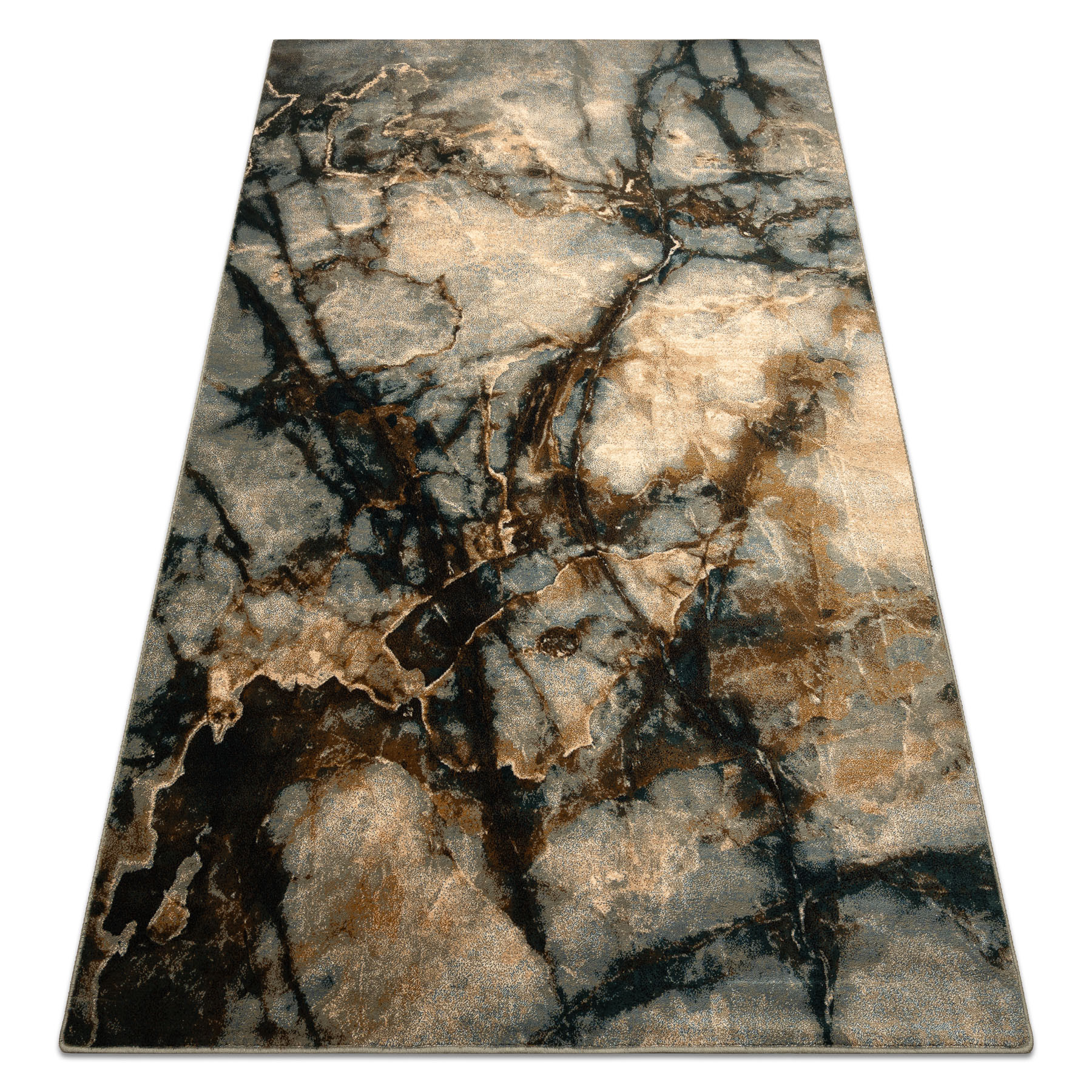 Dywan wełniany OMEGA ELIAN Marmur iron zielony 135x200 cm