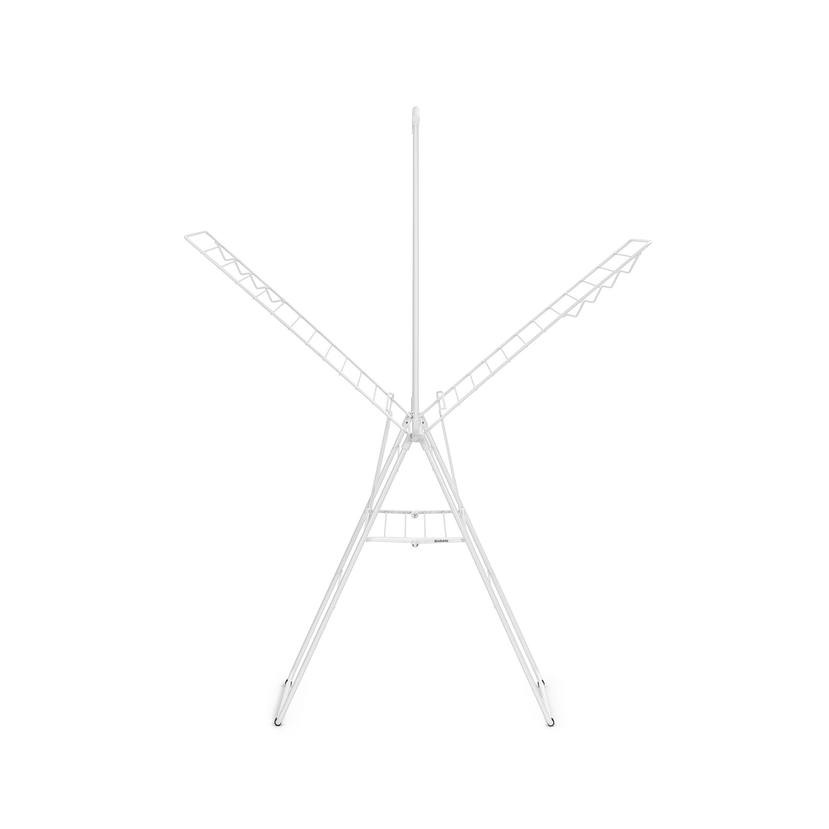 Brabantia HangOn droogrek, 25 meter met stang - White