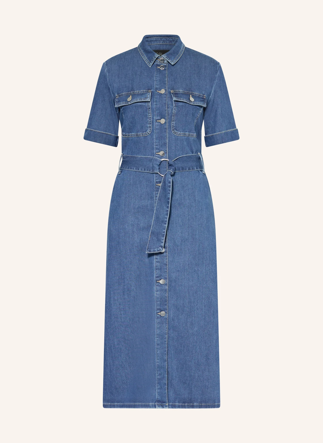 s.Oliver BLACK LABEL Hemdblusenkleid in Jeansoptik