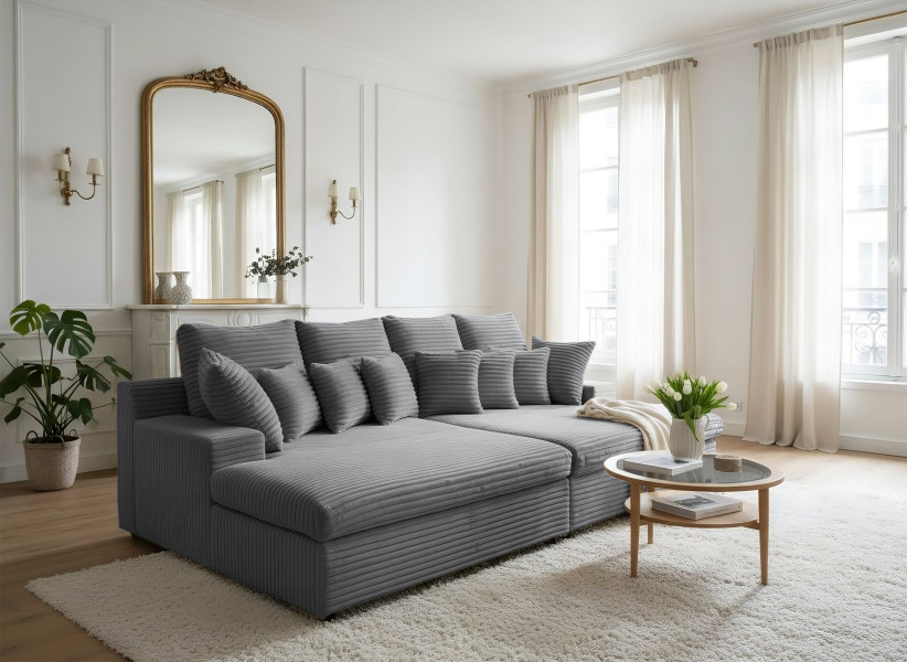 Sofa Lazy tkanina Tilia90 szary