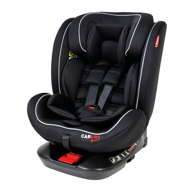 Siège pour enfant Darcy Isofix rotatif noir et blanc 40 - 150 cm CARKIDS