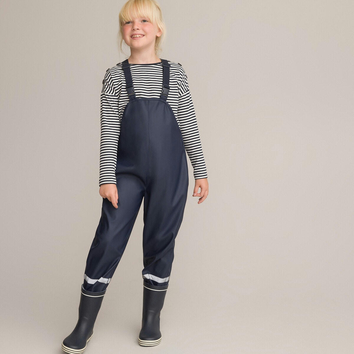 Pantalon à bretelles