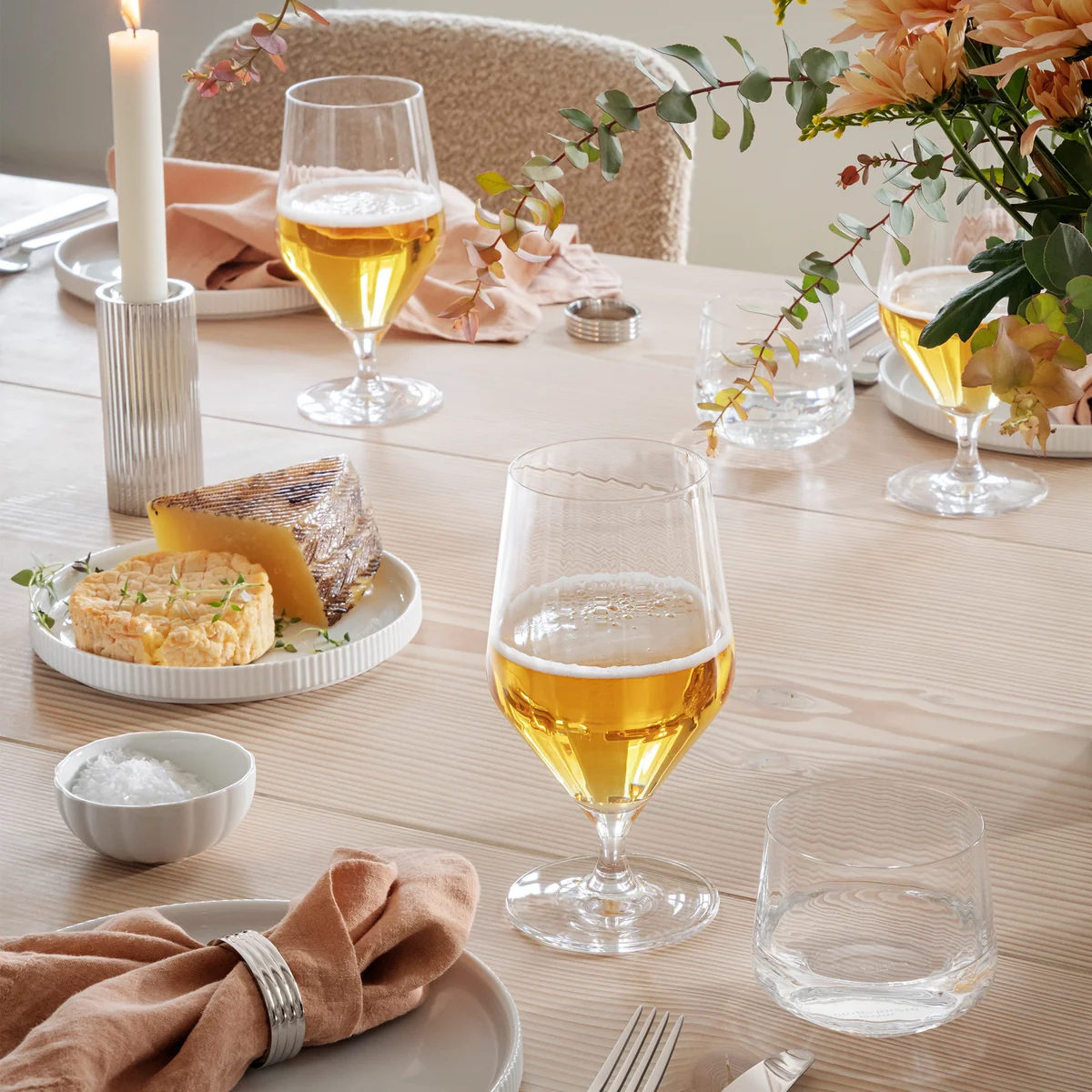 Georg Jensen - Bernadotte Bierglas, 450 ml (6er-Set)