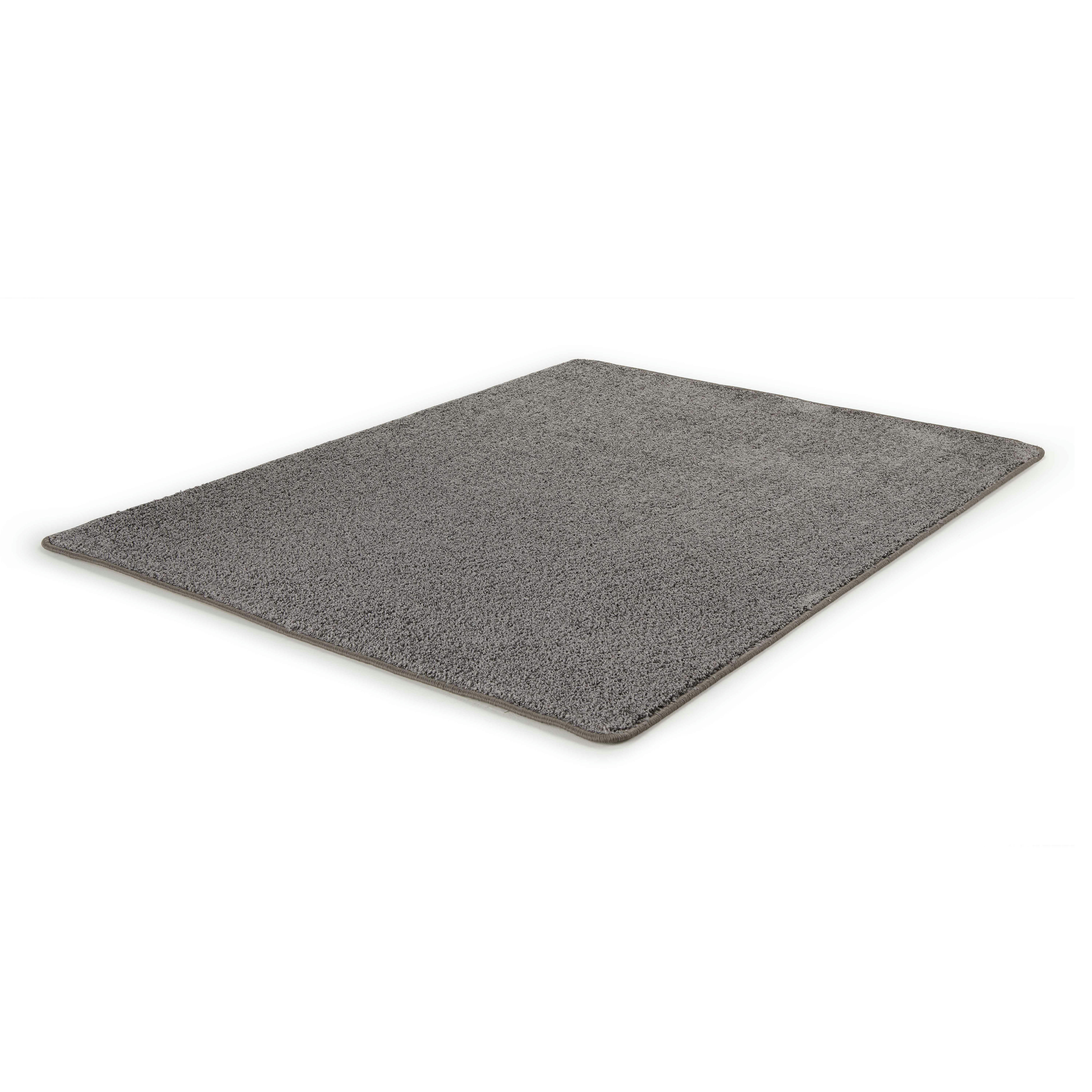 LAGOM - Tapis rectangulaire en polypropylène 200x290 cm anthracite