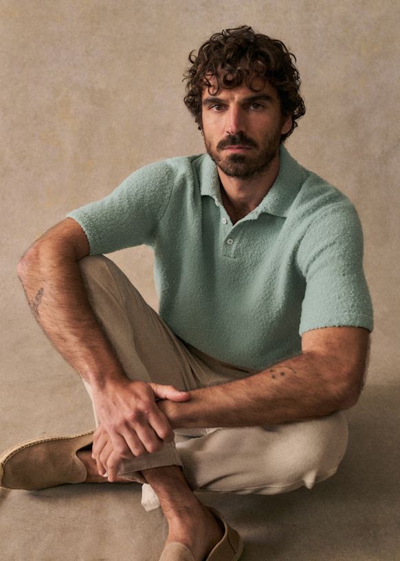 Caleb Knit Polo