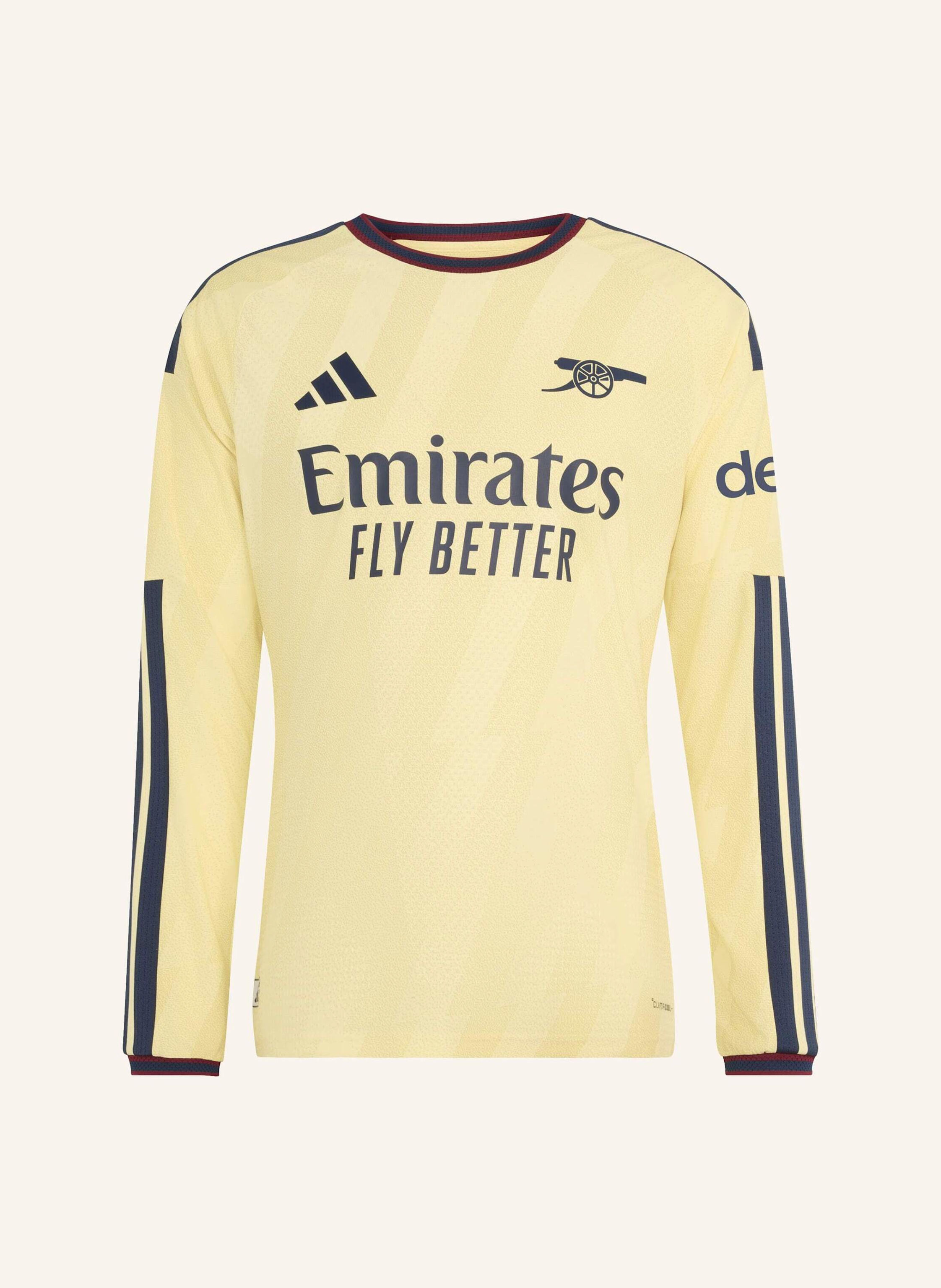 adidas FC ARSENAL 26/27 AUTHENTIC AUSWEICHTRIKOT, LANGÄRMELIG