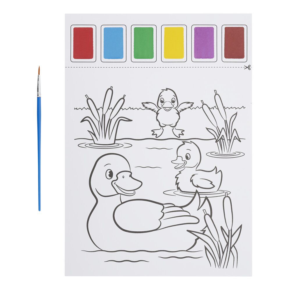 Livre de coloriage à l'eau