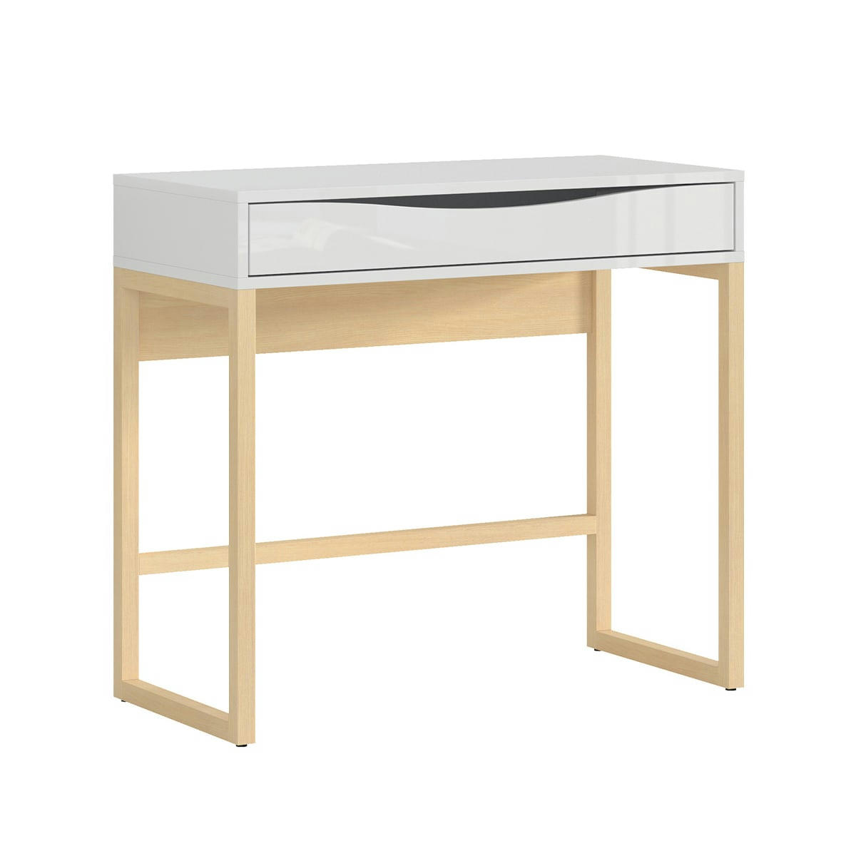 - Bureau console 1 tiroir salome blanc