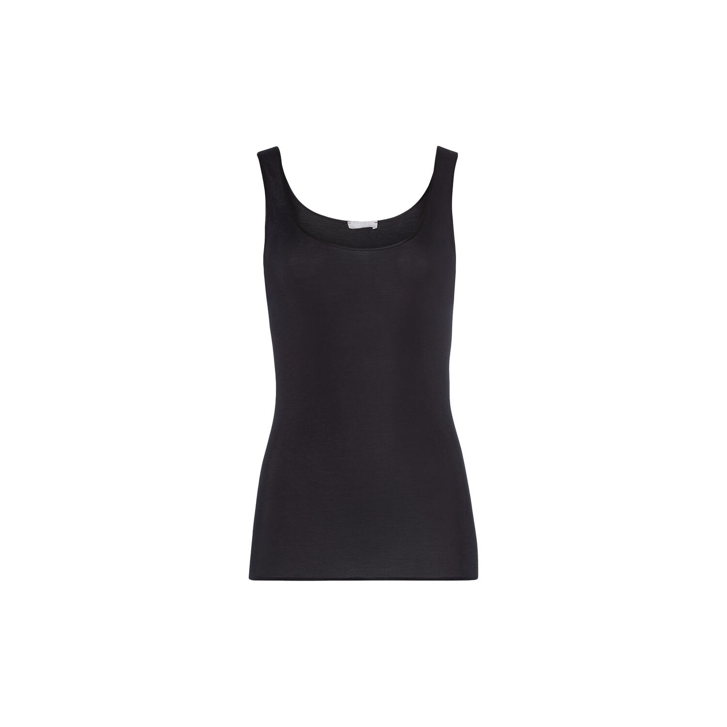 Cotton Seamless Tank Top, black