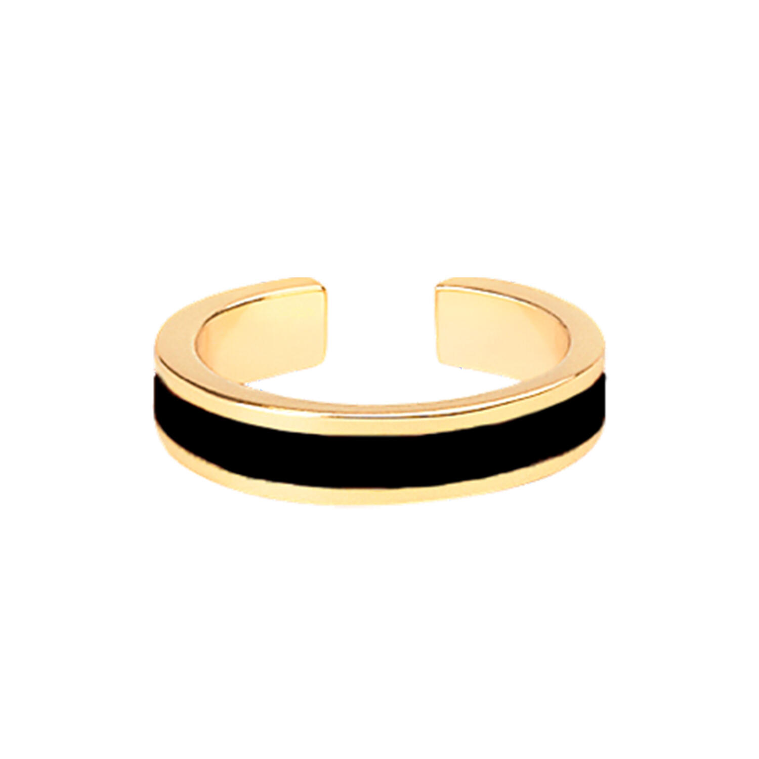 BANGLE Ring, light gold/black