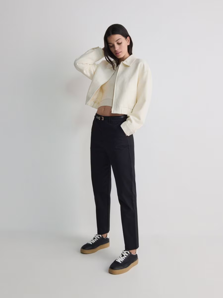 Chino Trousers With Belt