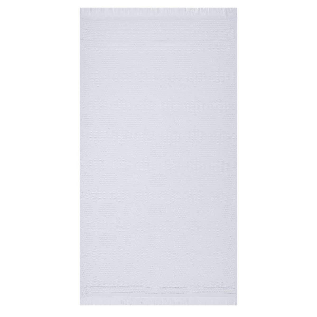 HERA - Serviette de bain en coton blanc 70 x 140