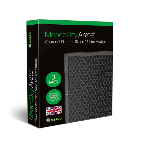 Filtry z aktywnym węglem Meaco Arete 10L/12L3 szt.