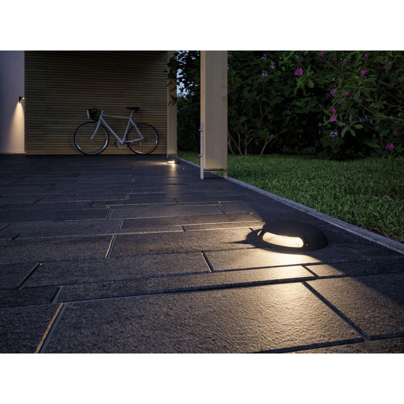 Spot extérieur à encastrer LED Plug & Shine blanc chaud 6,6 W PAULMANN